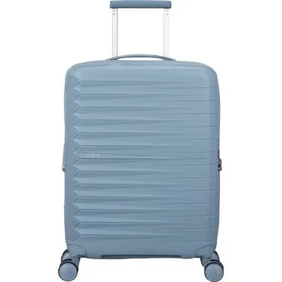 Maleta de Cabina American Tourister FastForward Spinner Expansible 55cm/ 55x40x23cm/ 4 Ruedas/ Azul