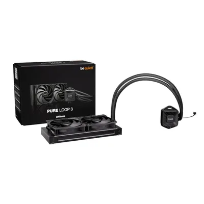 Kit refrigeracion liquida be quiet! pure loop 3 2x 120mm negro