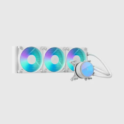 Fractal Design Radius 360 RGB White Procesador Sistema de refrigeración líquida todo en uno 12 cm Blanco 1 pieza(s)