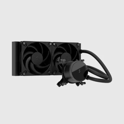 Fractal Design Radius 240 Black Procesador Sistema de refrigeración líquida todo en uno 12 cm Negro 1 pieza(s)