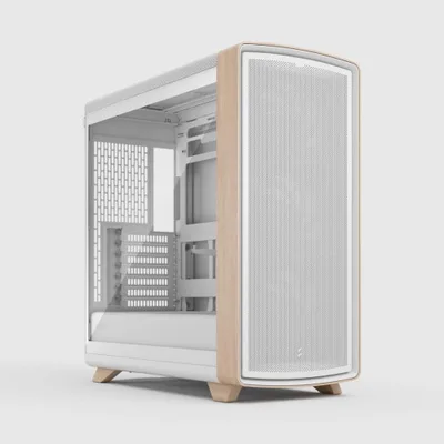 Fractal Design Summit Chalk White TG Clear Tint Midi Tower Blanco