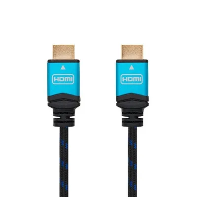 Cable hdmi (a) to hdmi (a) 4k 1.5m nanocable black  m - m - 60hz -  18gbps -  v2.0 -  trenzado