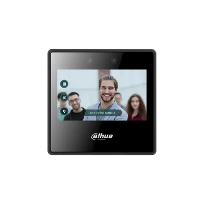 (DHI-ASI3223A) DAHUA LECTOR DE CONTROL DE ACCESO INTEGRADO TÁCTIL RECONOCIMIENTO FACIAL+CONTRASEÑA, PANTALLA LCD 4.3", CÁMARA HD 2MP