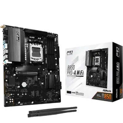 Placa Base Asrock B850 PRO-A WIFI/ DDR5/ PCIe 5.0/ Socket AM5