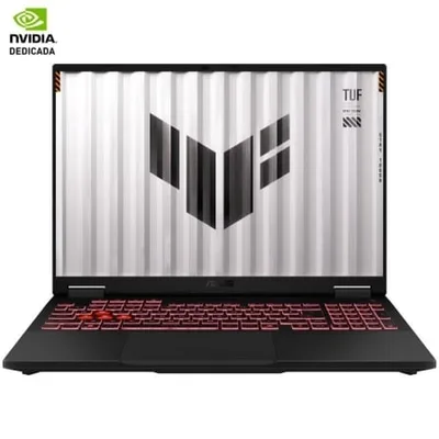 Portátil Gaming Asus TUF Gaming A16 TUF608UP-TU162 Ryzen 7 260/ 16GB/ 512GB SSD/ GeForce RTX 5070/ 16"/ Sin Sistema Operativo
