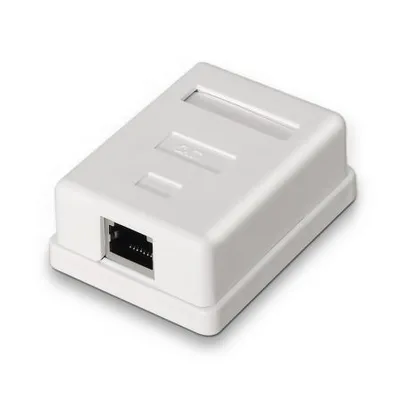 Roseta de Superficie Aisens A139-0303/ Cat.6/ 1 Toma