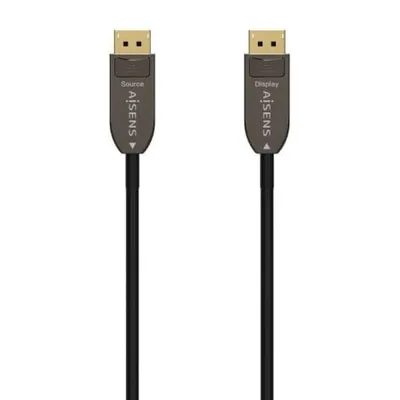 Cable DisplayPort 1.4 AOC 8K Aisens A155-0608/ DisplayPort Macho - DisplayPort Macho/ 20m/ Negro