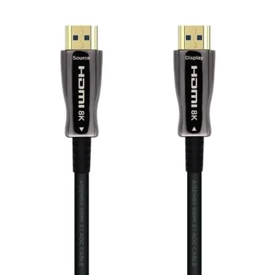 Cable HDMI 2.1 AOC 8K Aisens A153-0519/ HDMI Macho - HDMI Macho/ 30m/ Negro