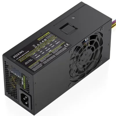 Fuente de Alimentación TFX Aisens ASPC-500TFX-SEOBK/ 500W/ Ventilador 8cm