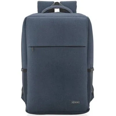 Mochila Aisens ASBG-BP082-BL para Portátiles hasta 17"/ Azul