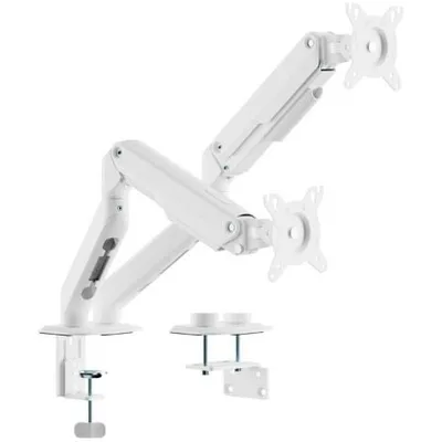 Soporte de Mesa con Contrapeso para 2 Monitores Aisens DT32TSR-439/ Giratorio/ Inclinable/ hasta 9kg
