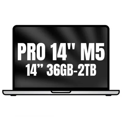 Apple Macbook Pro 14"/ M5 Max 36-Core CPU/ 36GB/ 2TB SSD/ 32-Core GPU/ Plata