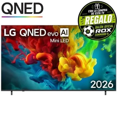Televisor LG QNED evo AI QNED83B Mini LED 75QNED83B6A 75"/ Ultra HD 4K/ Smart TV/ WiFi