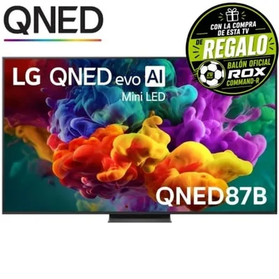 Televisor LG QNED evo AI QNED87 Mini LED 75QNED87B6A 75"/ Ultra HD 4K/ Smart TV/ WiFi