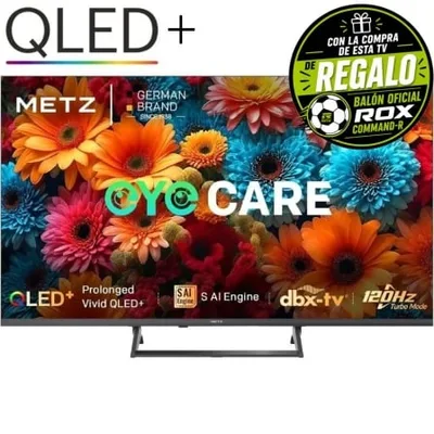 Televisor Metz QLED+ 55MQF7500Z 55"/ Ultra HD 4K/ Smart TV/ WiFi