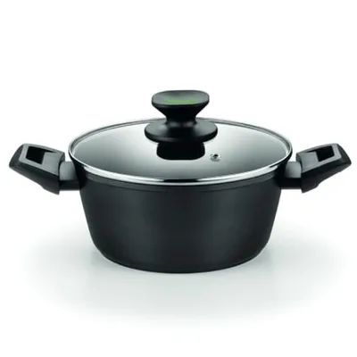 Cacerola Alta Monix Green M480320/ Ø20cm/ Aluminio forjado/ Apta para Inducción