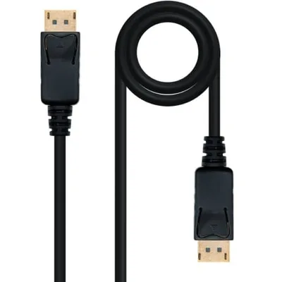 Cable DisplayPort 1.2 4K Nanocable 10.15.2310/ DisplayPort Macho - DisplayPort Macho/ 10m/ Negro