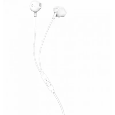 Auriculares Intrauditivos Philips TAUE101/ con Micrófono/ Jack 3.5/ Blancos