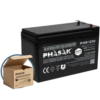 Batería Phasak PHB 1210 compatible con SAI/UPS PHASAK según especificaciones