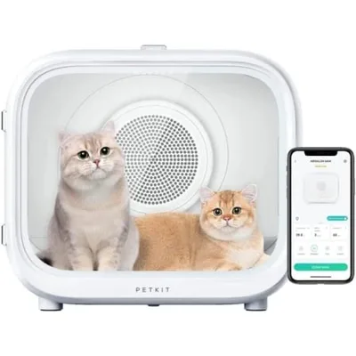 Cabina de Aseo para Mascotas PetKit Airsalon Max Pro/ 60L/ Control desde APP