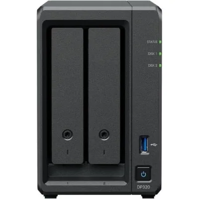 NAS Synology ActiveProtect DP320/ 2 Bahías 3.5"- 2.5"/ 8GB DDR4/ 16TB/ Formato Torre
