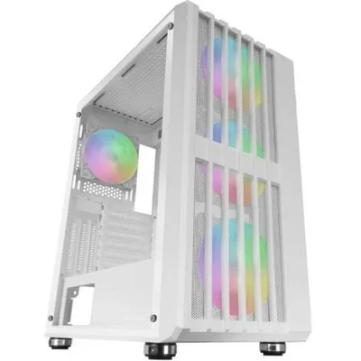 Caja Gaming Semitorre Mars Gaming MC-VAULT/ Blanca