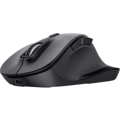 Ratón Ergonómico Inalámbrico Trust Fyda Multidispositivo/ Batería recargable/ Hasta 2400 DPI