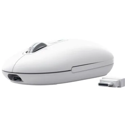 Ratón Inalámbrico Trust Seron 26019/ Batería recargable/ Hasta 3200 DPI/ Blanco