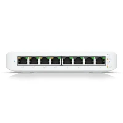 Switch Ubiquiti USW-LITE-8-POE/ 8 Puertos/ RJ45 10/100/1000 PoE