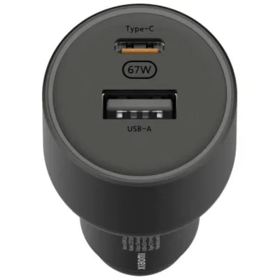 Cargador de Coche Xiaomi 67W USB-A Tipo-C/ 1xUSB-A/ 1xUSB Tipo-C/ 67W