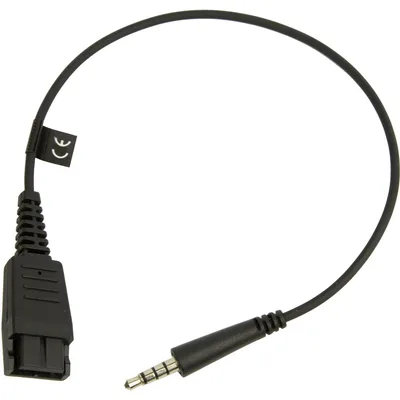 Jabra 8800-00-99 cambiador de género para cable Quick Disconnect (QD) 3,5 mm Negro