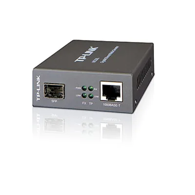 TP-Link Omada MC220L convertidor de medio 1000 Mbit/s Multimodo, Monomodo Negro