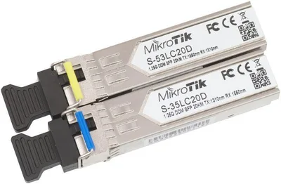 Mikrotik S-3553LC20D red modulo transceptor 1250 Mbit/s SFP