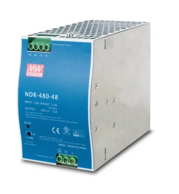 PLANET PWR-480-48 unidad de fuente de alimentación 480 W Azul, Gris