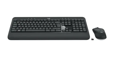 Logitech 920-008675 teclado Ratón incluido Universal RF inalámbrico QWERTZ Alemán Negro