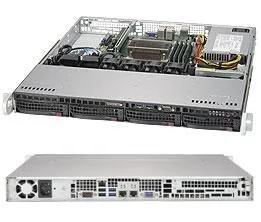 Supermicro SuperChassis 813MFTQC-350CB2 Estante Negro 350 W