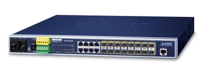 PLANET MGSW-24160F switch Gestionado L2+ Gigabit Ethernet (10/100/1000) Energía sobre Ethernet (PoE) 1U Azul