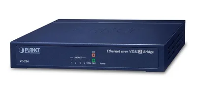 PLANET VC-234 repetidor y transceptor Puente wifi Azul