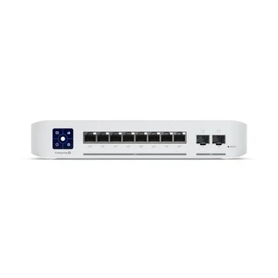 Ubiquiti USW-ENTERPRISE-8-POE Networks UniFi Enterprise 8 PoE Gestionado L3 2.5G Ethernet (100/1000/2500) Energía sobre Ethernet (PoE) Acero inoxidable