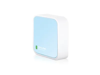 TP-Link TL-WR802N router inalámbrico Ethernet rápido Banda única (2,4 GHz) Azul, Blanco