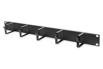 Digitus Panel de gestión de cables con arcos de conducción de cables para armarios de 483 mm (19") , 1U