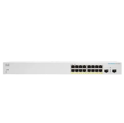Cisco CBS220-16P-2G-EU Smart 16-port GE, PoE+ 130W, 2x1G SFP