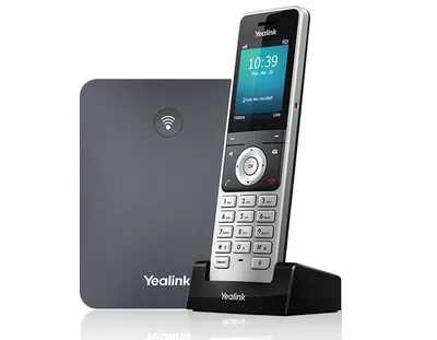 Yealink W76P Teléfono IP Móvil Inalámbrico 20 Líneas Gris 1000 Entradas Pantalla de 24 Pulgadas