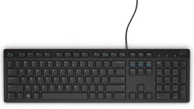 Dell Multimedia Keyboard-KB216 - French (AZERTY) - Black