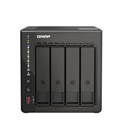 QNAP TS-453E NAS Torre Ethernet Negro J6412