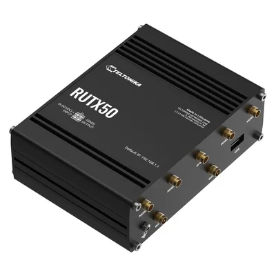 Teltonika RUTX50 router inalámbrico Gigabit Ethernet 5G Acero inoxidable