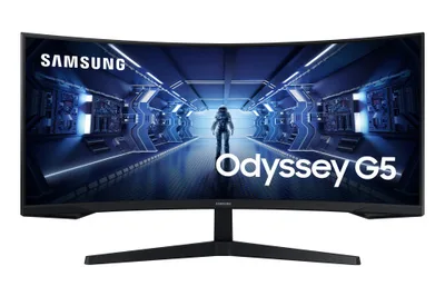Samsung Odyssey C34G55TWWP 86,4 cm (34") 3440 x 1440 Pixeles UltraWide Dual Quad HD LED Negro