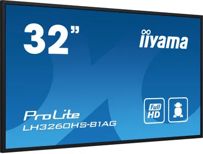 IIYAMA LH3260HS-B1AG 32inch 1920x1080 FHD VA panel Haze 25perc 500cd/m Landscape and Portrait Wallmount Included
