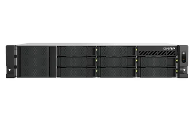 QNAP TS-855EU-RP NAS Bastidor (2U) Intel Atom® C5125 8 GB DDR4 0 TB QuTS hero Negro