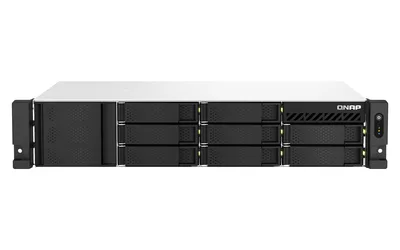 QNAP TS-864EU NAS Bastidor (2U) Intel® Celeron® 8 GB DDR4 0 TB QNAP Turbo System Negro